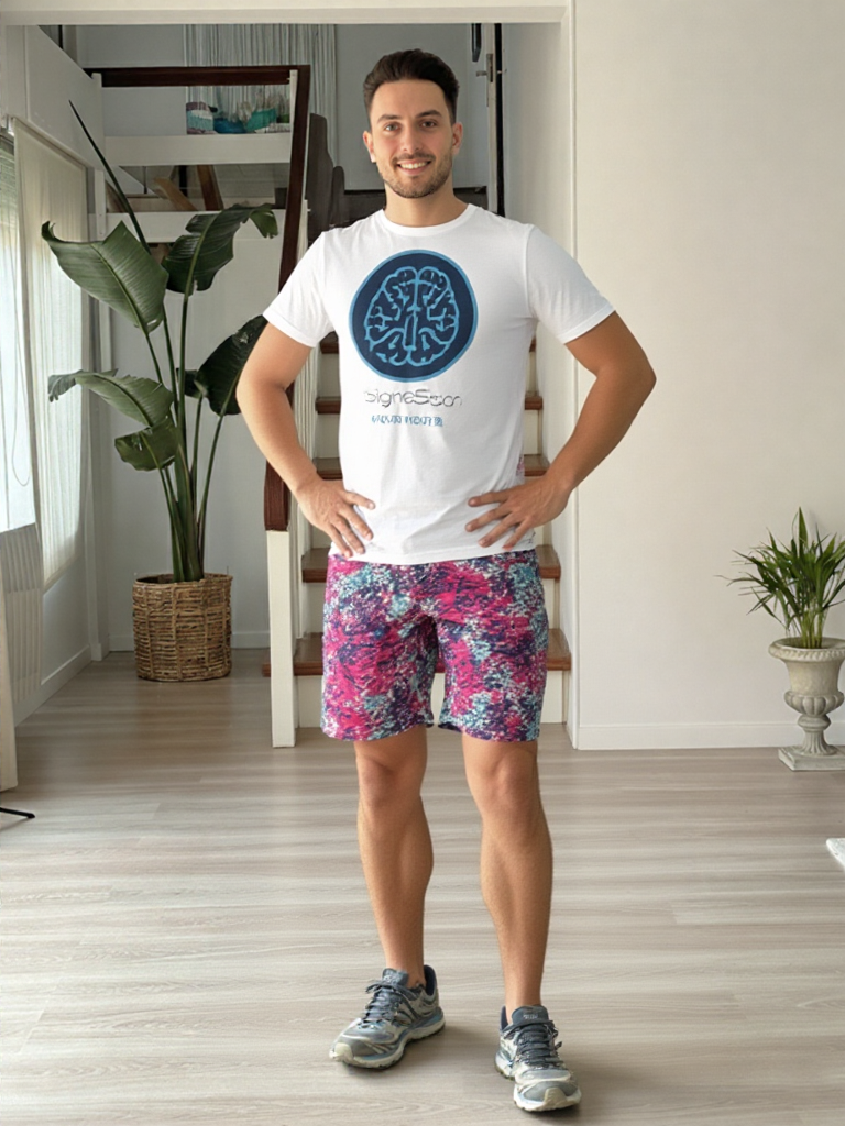 Short Sleeve Custom White T-shirt with StigmaStop logo