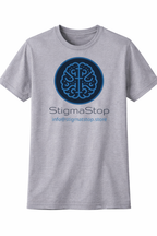 DSM Codes Awareness T-Shirt – Stigma logo - White/Grey