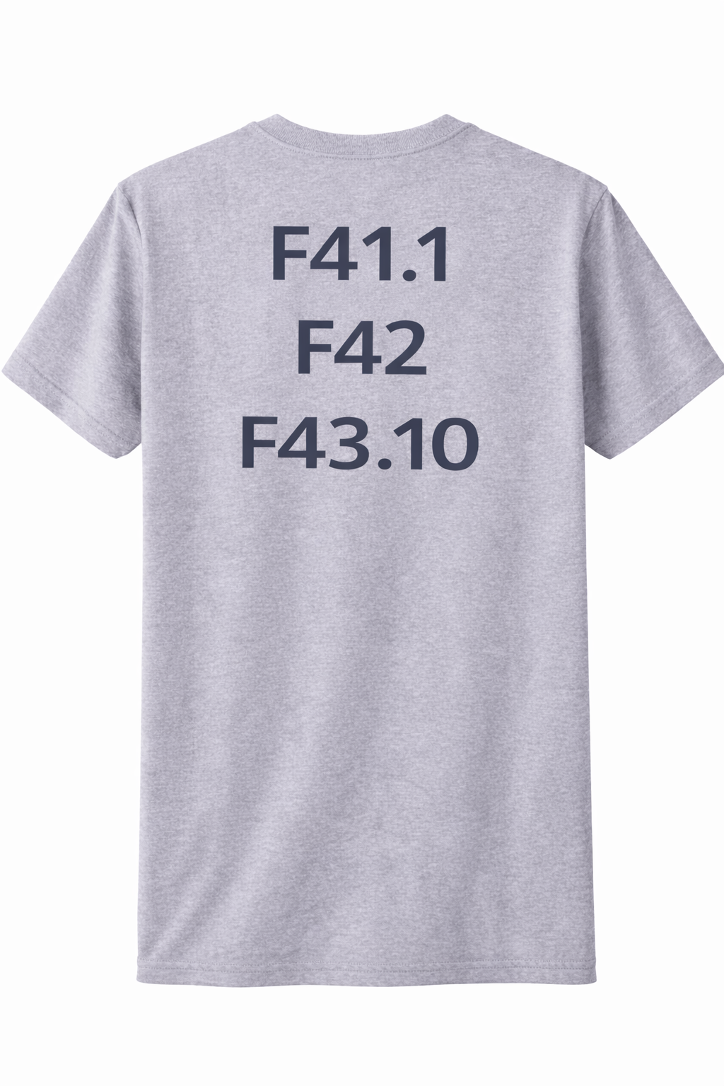 DSM Codes Awareness T-Shirt – Multi codes - Grey