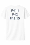 DSM Codes Awareness T-Shirt – Multi codes - White